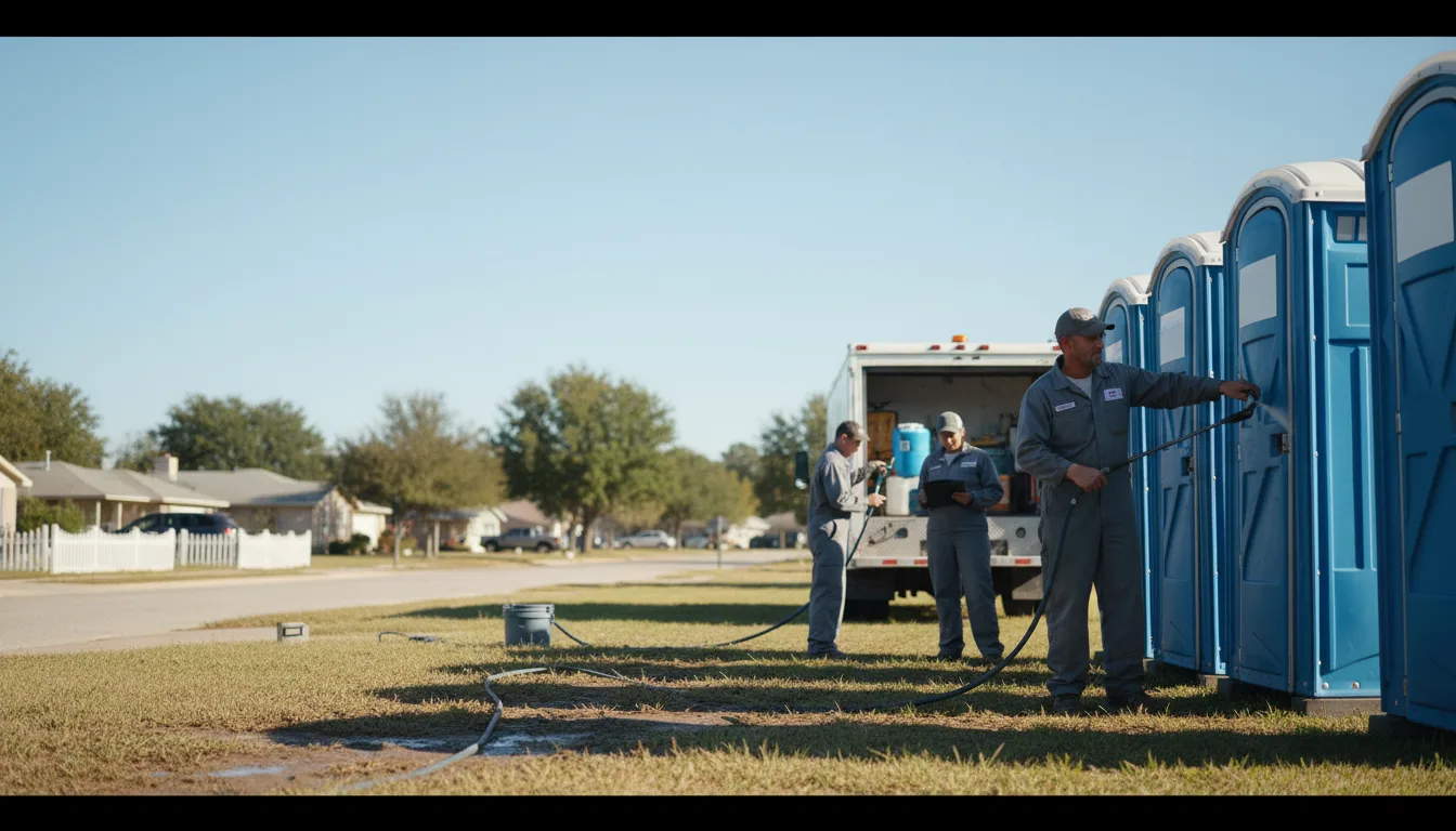 Long-Term Portable Toilet Rental in Rochelle, TX near me